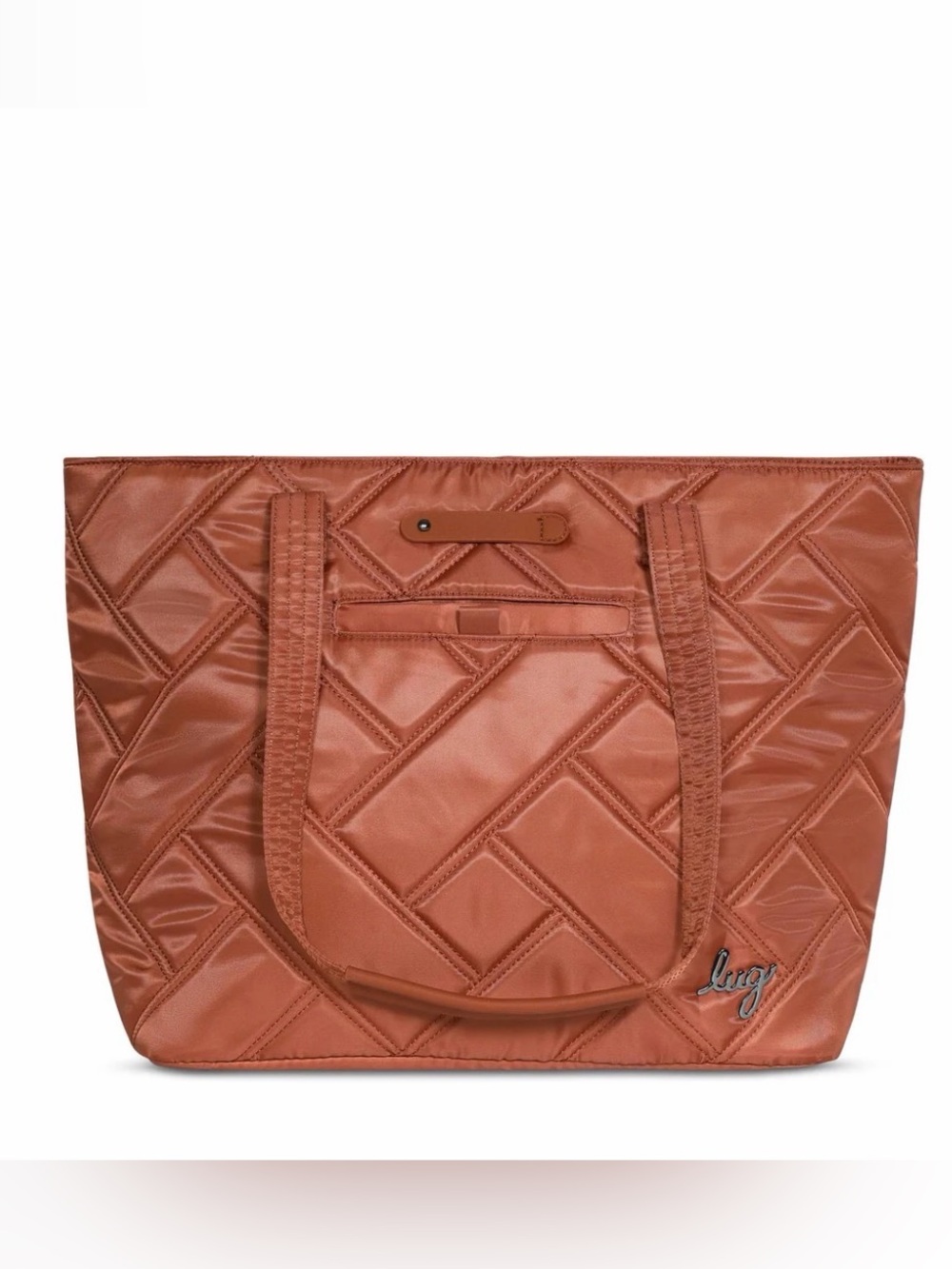 Lug Skyliner Tote in Copper Brown NWT